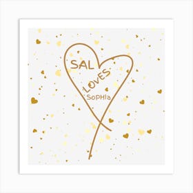 Golden Girls Sal Loves Sophia Art Print