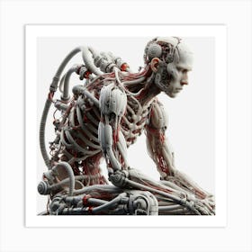 Humanoid Robot 6 Art Print