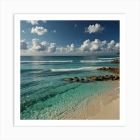 St Lucia Beach Art Print