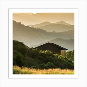 Smoky Mountain Cabin Art Print