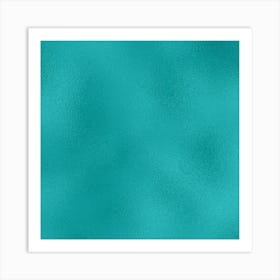 Cyan Glass Art Print