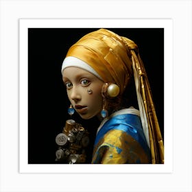 Girl With Pearl Earring Art Print