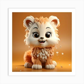 Cute Teddy Bear 15 Art Print