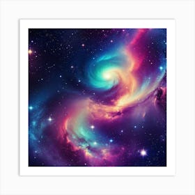 Galaxy Nebula Art Print