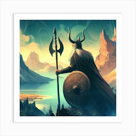 Viking Art Print