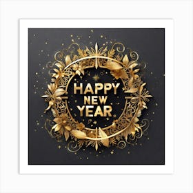 Happy New Year 140 Art Print