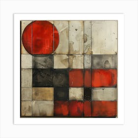 Red Sun 1 Art Print