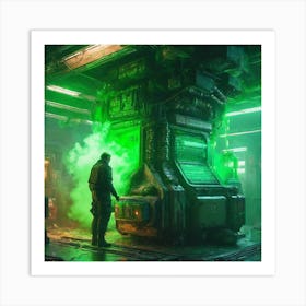 Space Station 1 Art Print