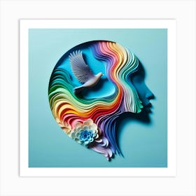 Creative Abstract Visual 111 Art Print