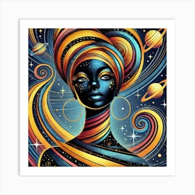 Caeloria Celestial Portrait Art Print