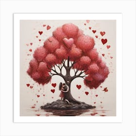Love Tree Art Print