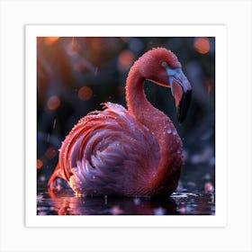 Flamingo 69 Art Print