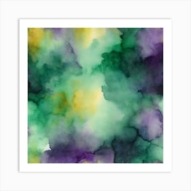 Abstract Watercolor Painting Art Print