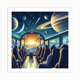 Saturn Transit Art Print