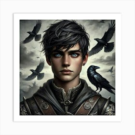 Rurik Ashheart Portrait Art Print