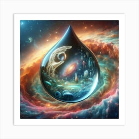 Drop Of Water Art Print