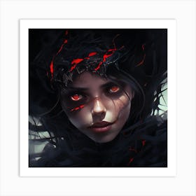 Dark Beauty Art Print