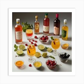 Default Ingredients For Cocktails In Unusual Combinations Aest 2 Art Print