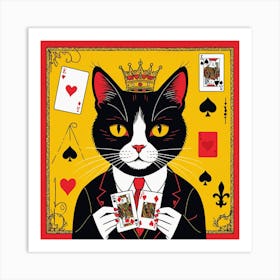 King Cat 1 Art Print