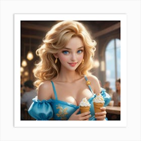 Disney Princess Doll Art Print