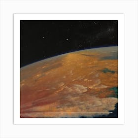 Mars 3.5 Billion Years Ago Art Print