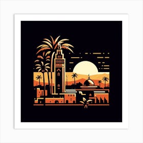 Morocco City Art Print