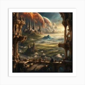 Fantasy kingdom Art Print