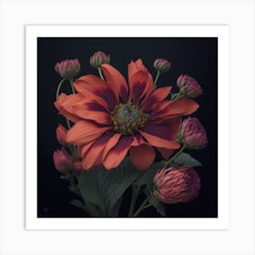 Dahlia Art Print