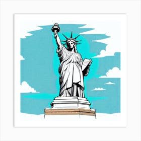 Statue Of Liberty 2 Art Print