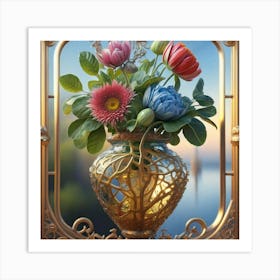 Vase Unique And Rare Decorative Antique 6 Art Print