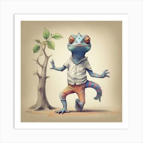 Lizard 21 Art Print