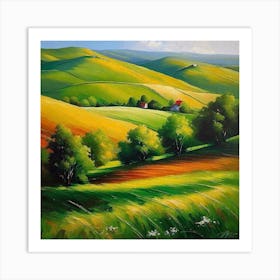 Landscape Painting 143 Art Print