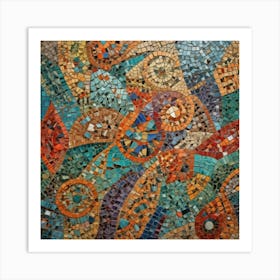 Mosaic Tile Art Print