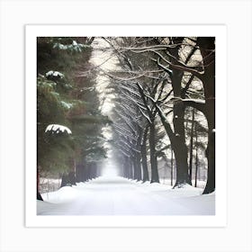 Winter Art Print