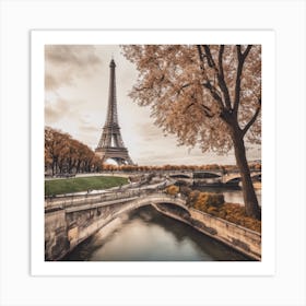 Paris Eiffel Tower Art Print