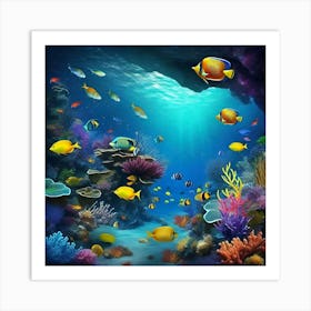 Coral Reef 10 Art Print