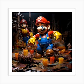 Mario Bros 5 Art Print