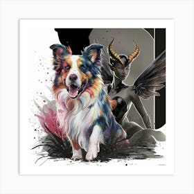 Angels And Demons Art Print