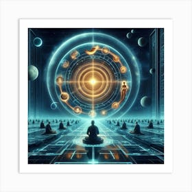 Meditative Space Art Print