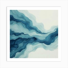 Blue Water 2 Art Print