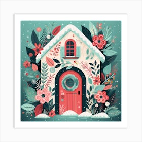 Christmas House 2 Art Print