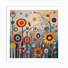 Flower Garden Art Print