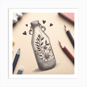 Save Water Drink Gin Art Print 2 Art Print