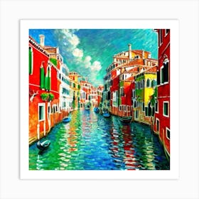 Venice Canal Art Print