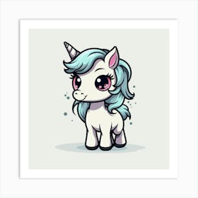 Cute Unicorn 534 Art Print