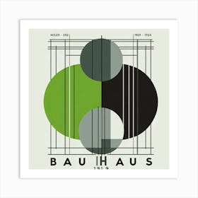 Bauhaus exhibition poster 1 Art Print