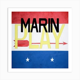 Marin Play Art Print