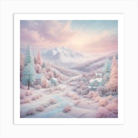 Winter's Embrace Art Print