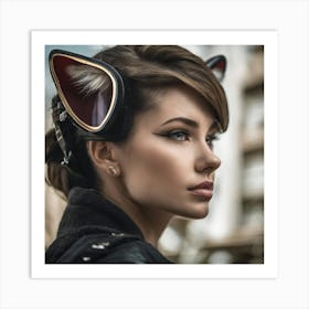 Cat Ears Art Print