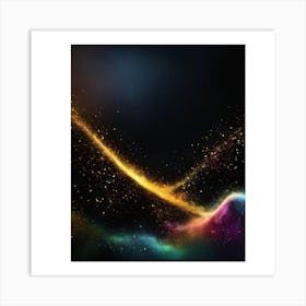 Abstract Space Background Art Print